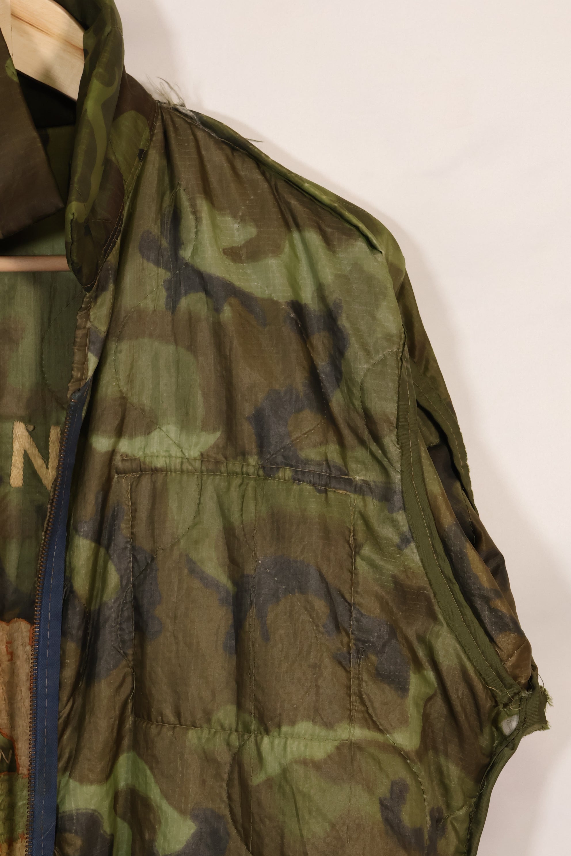 1968〜69年　大きめサイズ　ベトナム戦争　ツアージャケット　ベトジャン　DA NANG　中古品