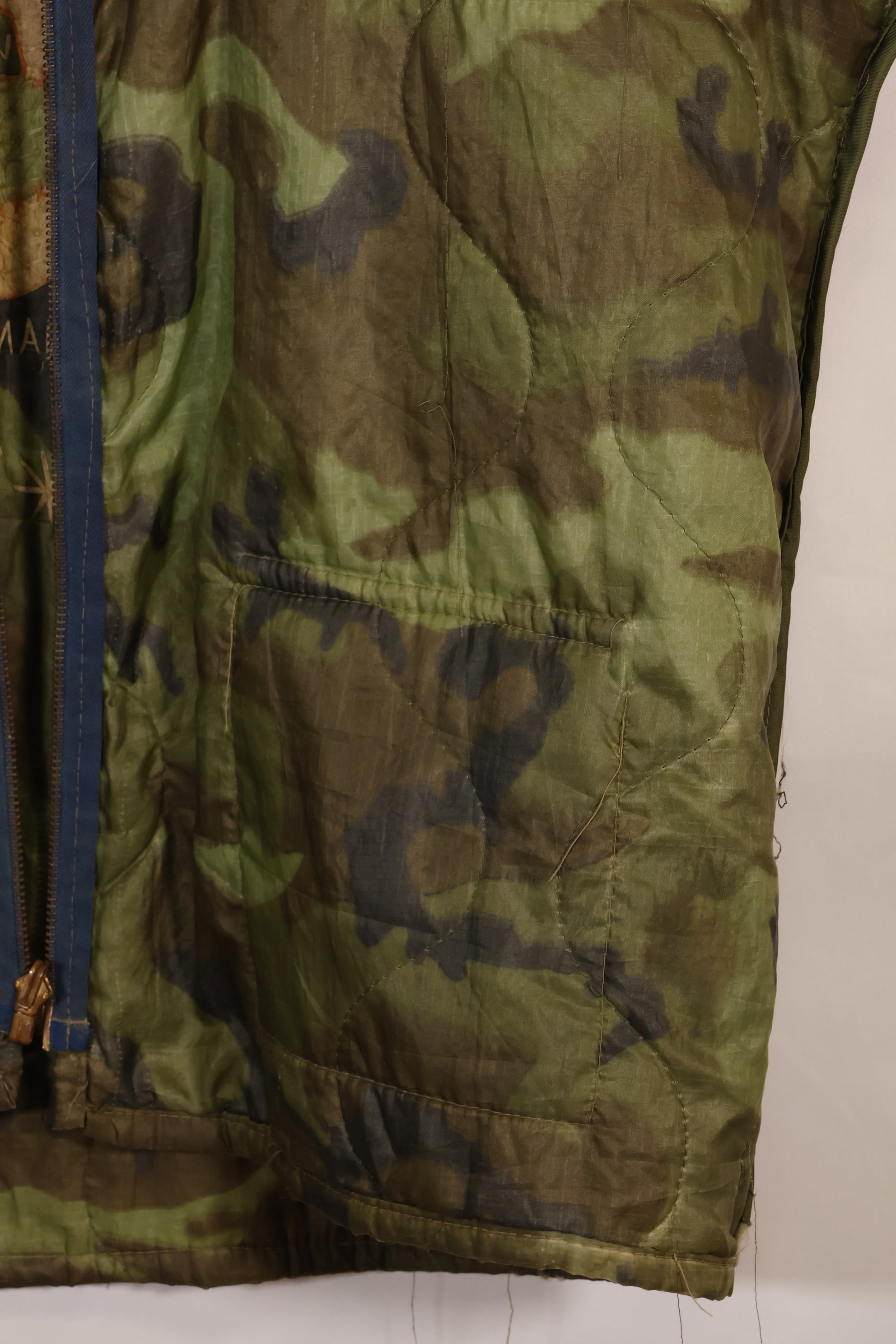 1968〜69年　大きめサイズ　ベトナム戦争　ツアージャケット　ベトジャン　DA NANG　中古品