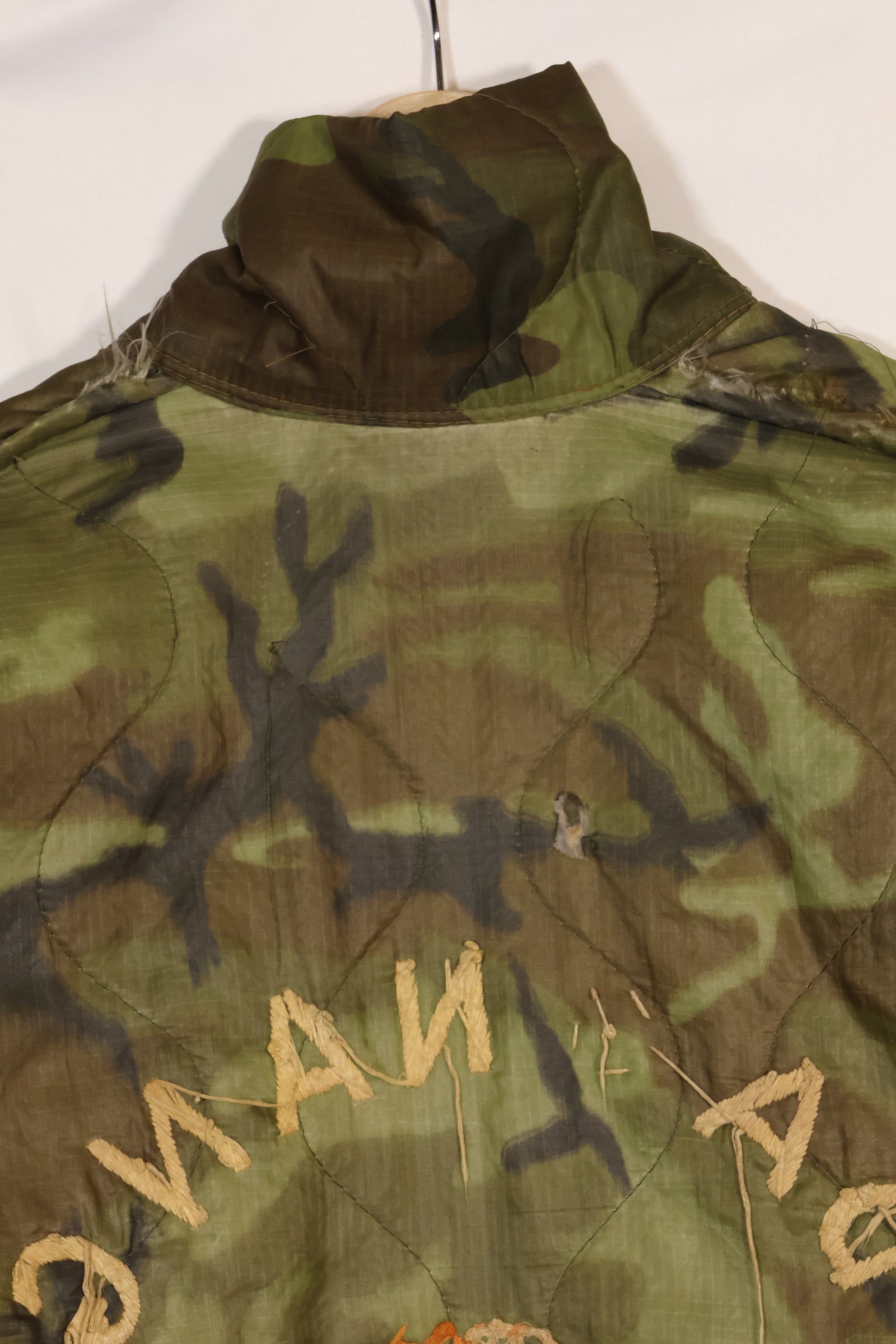 1968〜69年　大きめサイズ　ベトナム戦争　ツアージャケット　ベトジャン　DA NANG　中古品