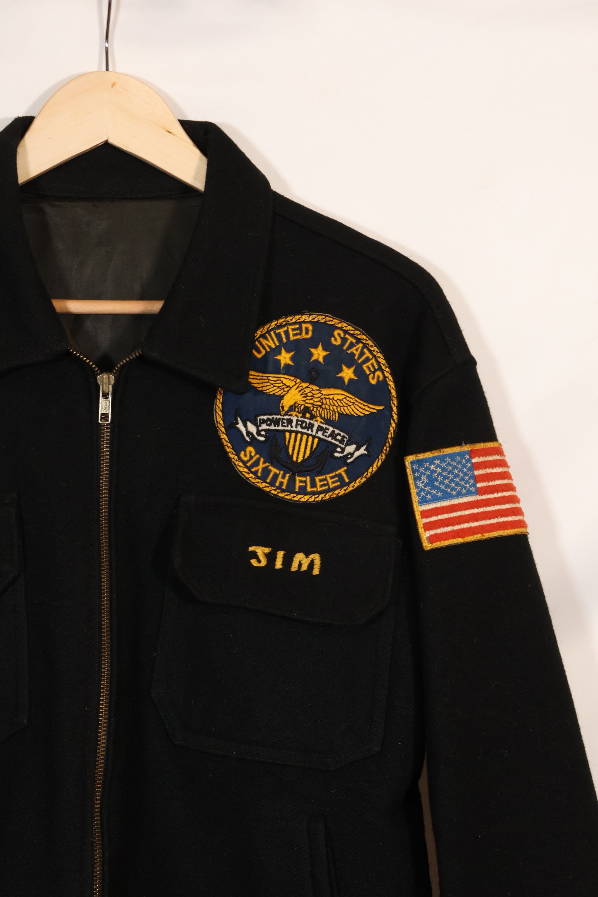 1987年　大きめサイズ　アメリカ海軍　USS SPIEGEL GROVE ツアージャケット