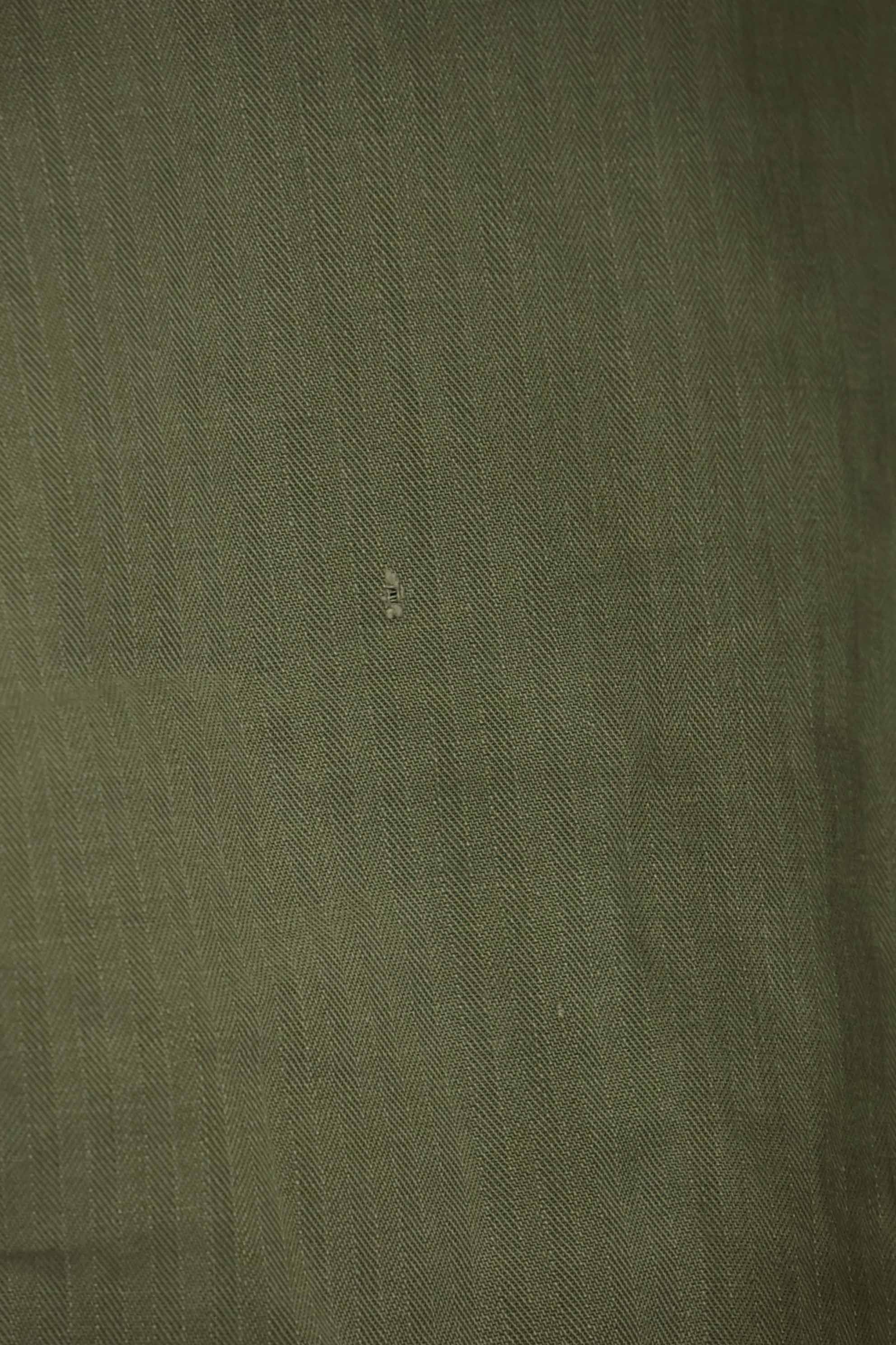 1940年代　アメリカ陸軍　HBT ユーティリティパンツ　大きめサイズ　傷あり　中古品