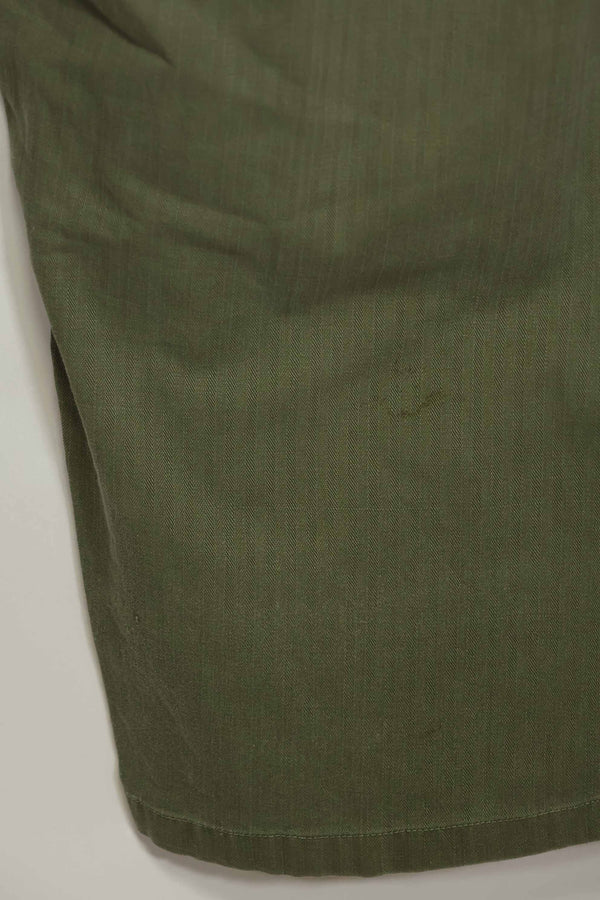 1940年代　アメリカ陸軍　HBT ユーティリティパンツ　大きめサイズ　傷あり　中古品