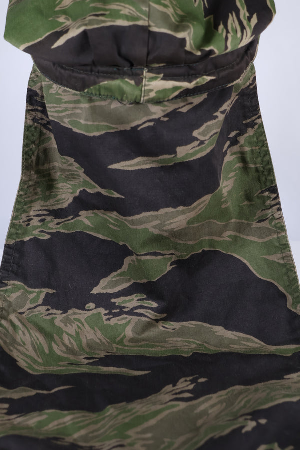 実物　沖縄タイガー　タイガーストライプ　CIDG パトロールキャップ　ロングネックフラップ　中古品