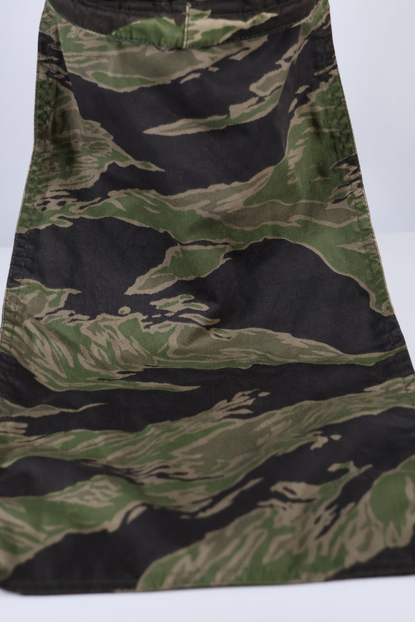 実物　沖縄タイガー　タイガーストライプ　CIDG パトロールキャップ　ロングネックフラップ　中古品