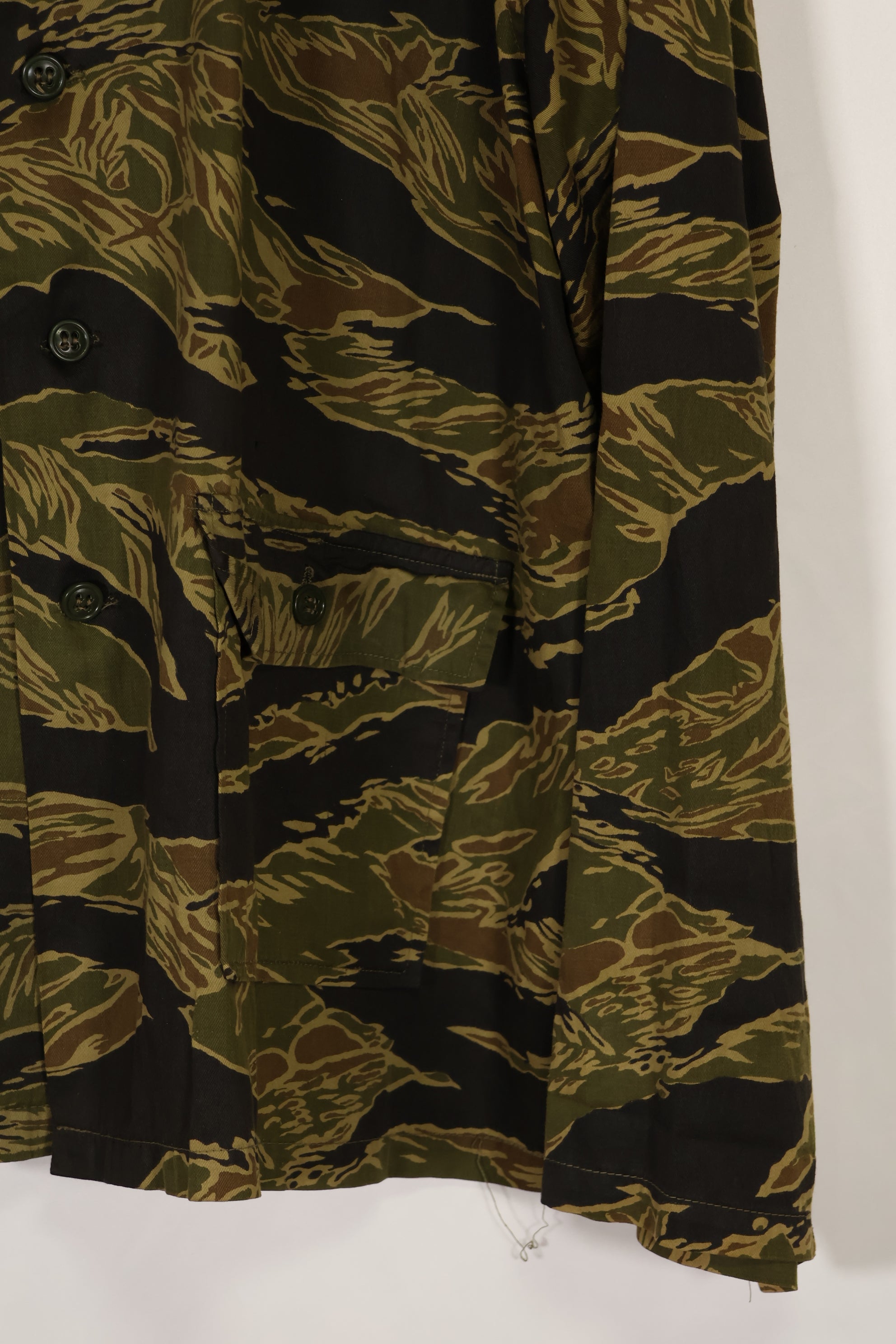 実物　沖縄タイガー　タイガーストライプ　ハンティングジャケット　中古品