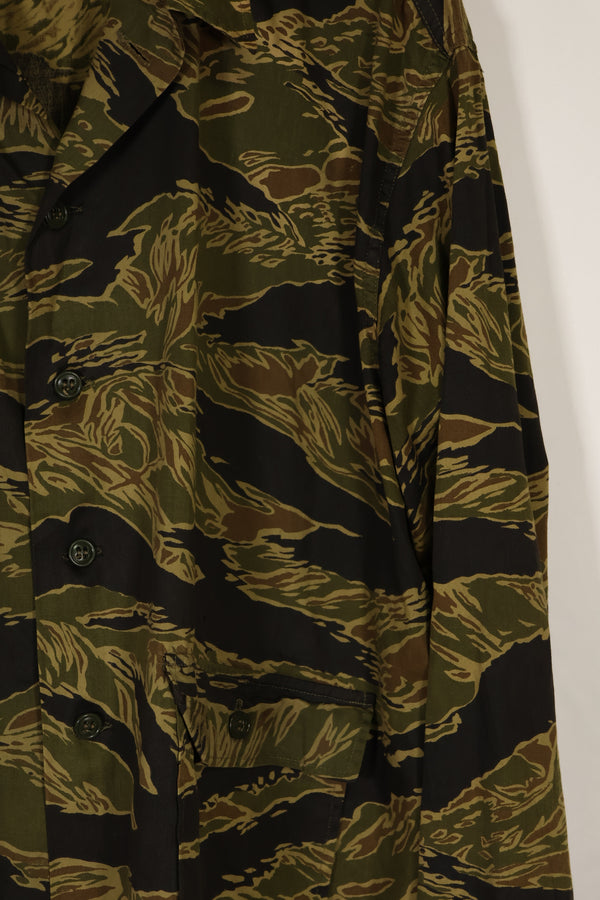 実物　沖縄タイガー　タイガーストライプ　ハンティングジャケット　中古品