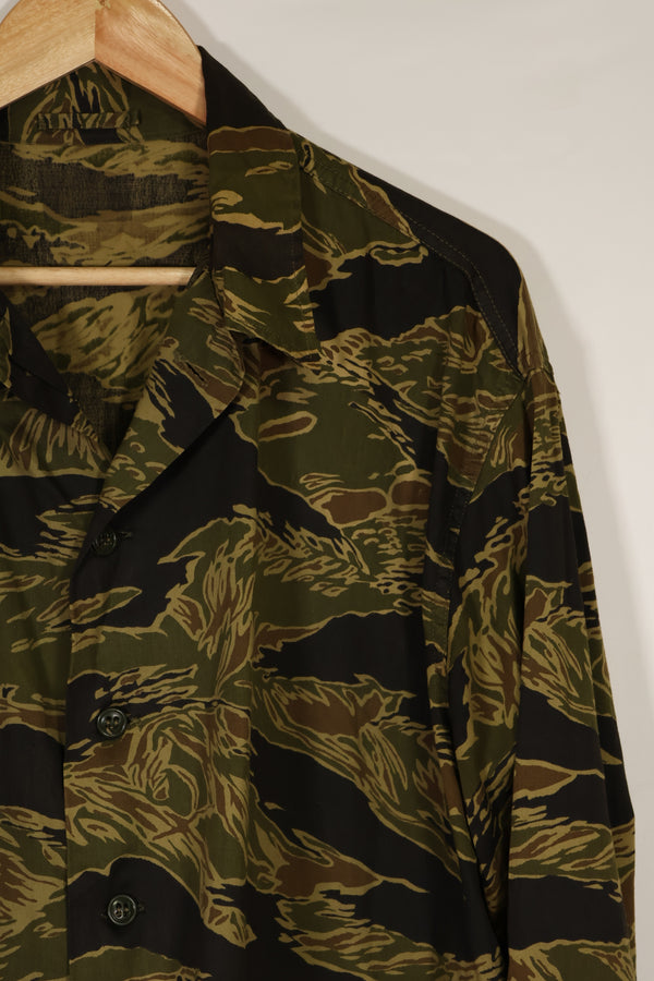 実物　沖縄タイガー　タイガーストライプ　ハンティングジャケット　中古品