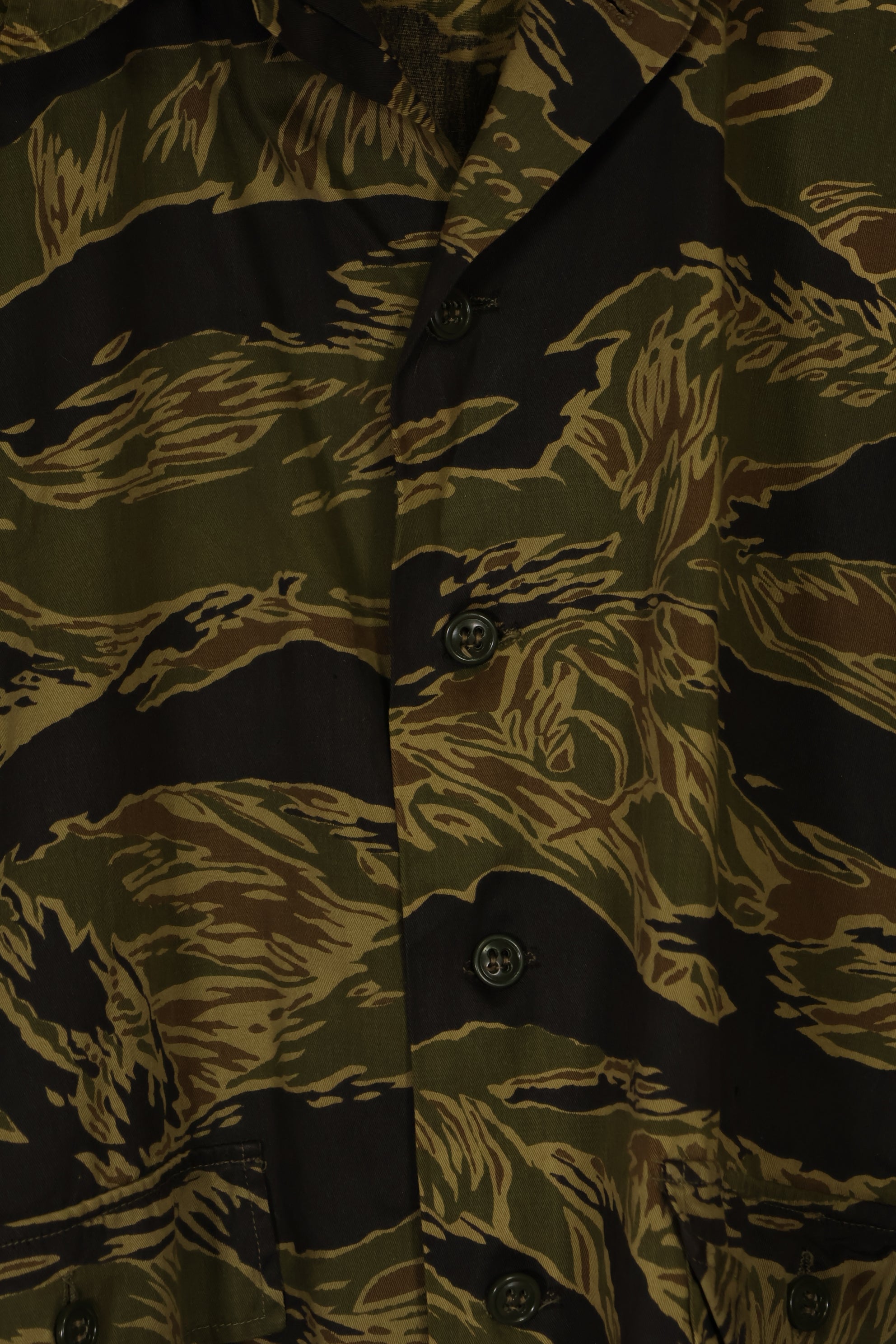 実物　沖縄タイガー　タイガーストライプ　ハンティングジャケット　中古品