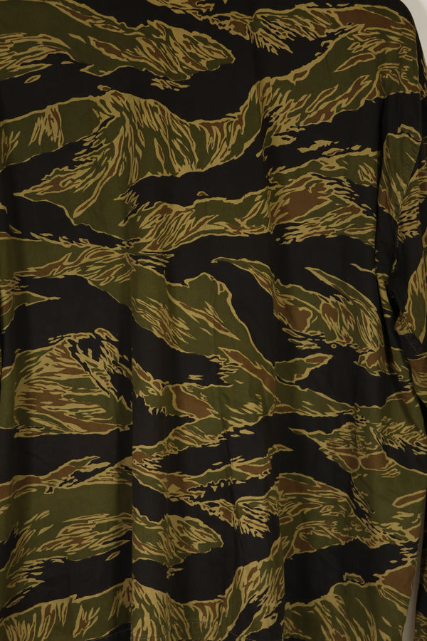 実物　沖縄タイガー　タイガーストライプ　ハンティングジャケット　中古品