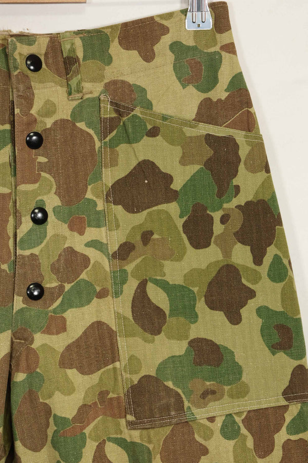 1940年代　アメリカ海兵隊　P-42　フロッグスキン迷彩パンツ ローカル改造あり　状態良い　中古品