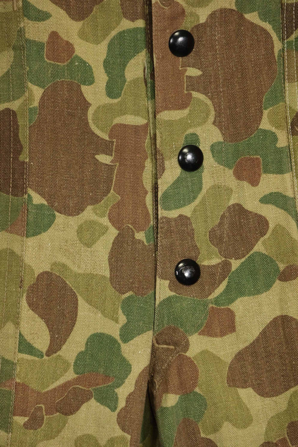 1940年代　アメリカ海兵隊　P-42　フロッグスキン迷彩パンツ ローカル改造あり　状態良い　中古品