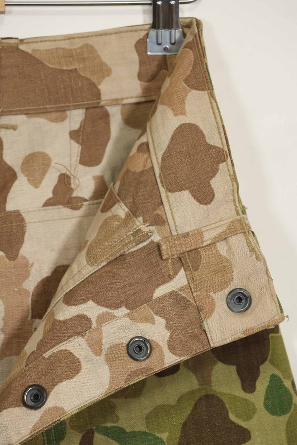 1940年代　アメリカ海兵隊　P-42　フロッグスキン迷彩パンツ ローカル改造あり　状態良い　中古品