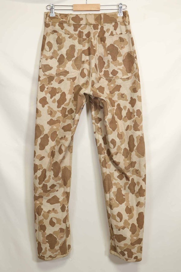 1940年代　アメリカ海兵隊　P-42　フロッグスキン迷彩パンツ ローカル改造あり　状態良い　中古品