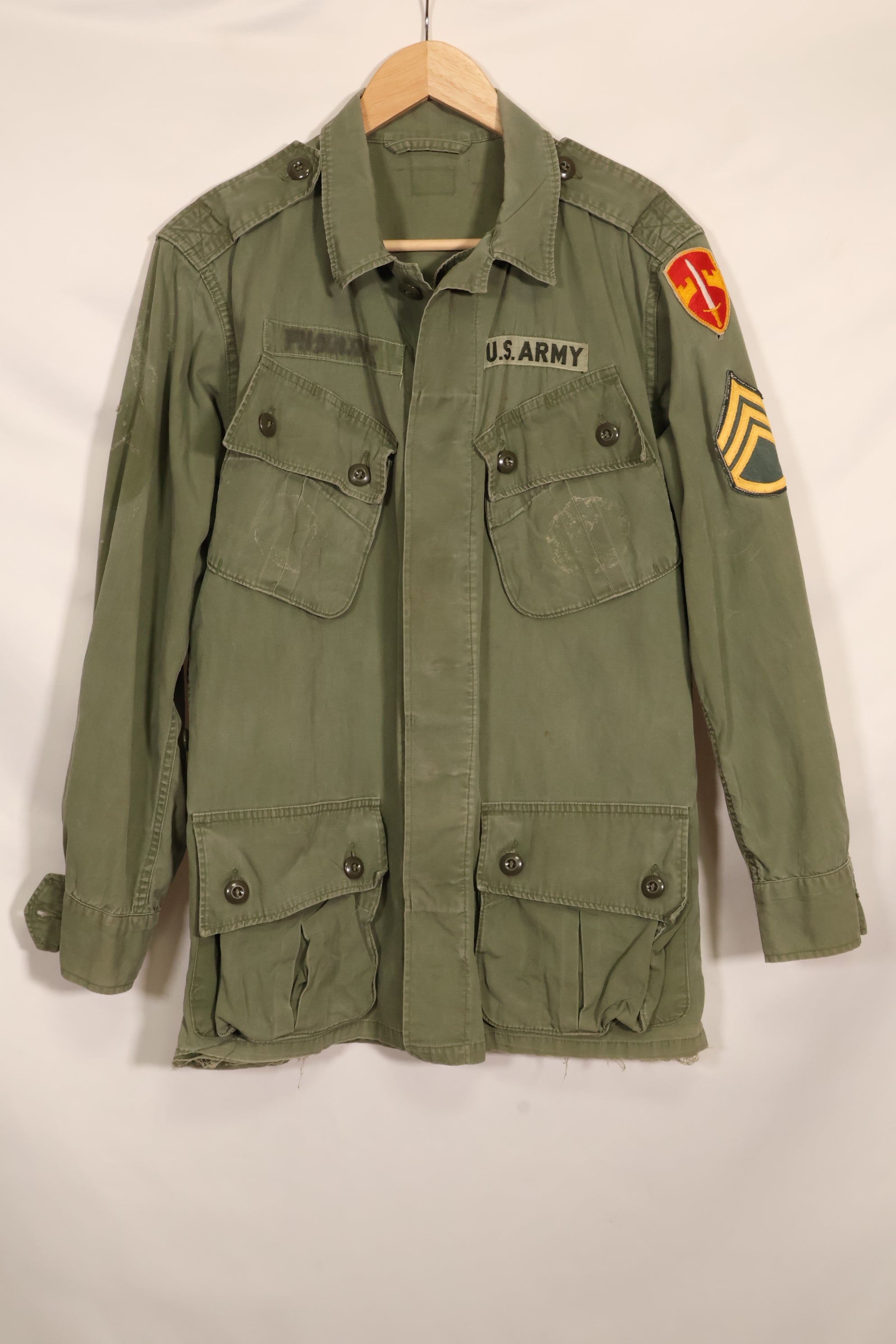 1962年〜64年契約　1st Model ジャングルファティーグ　ジャケット　MACV所属　中古品