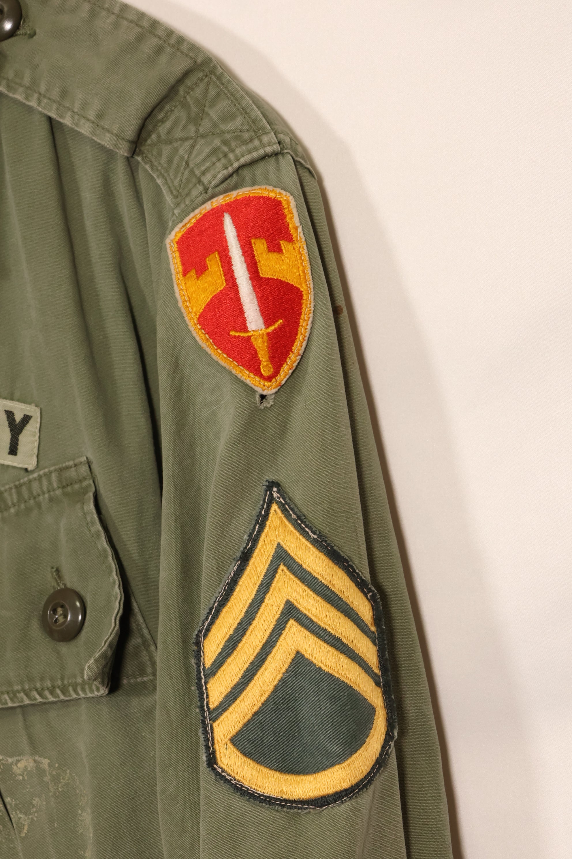 1962年〜64年契約　1st Model ジャングルファティーグ　ジャケット　MACV所属　中古品