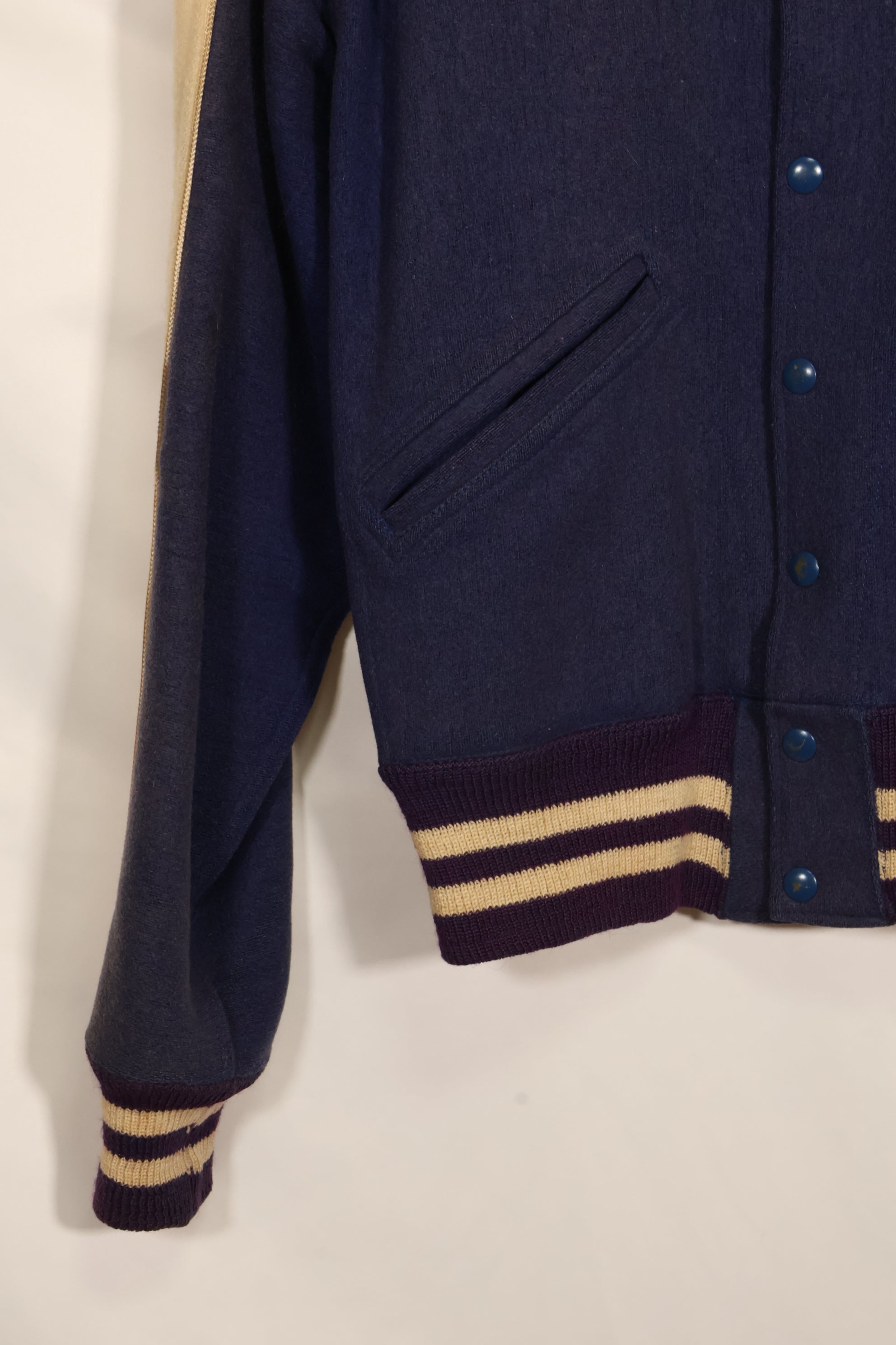 推定1940年代後半〜50年代　米軍パイロット私物　スタジアムジャケット　Erding空軍基地　中古品