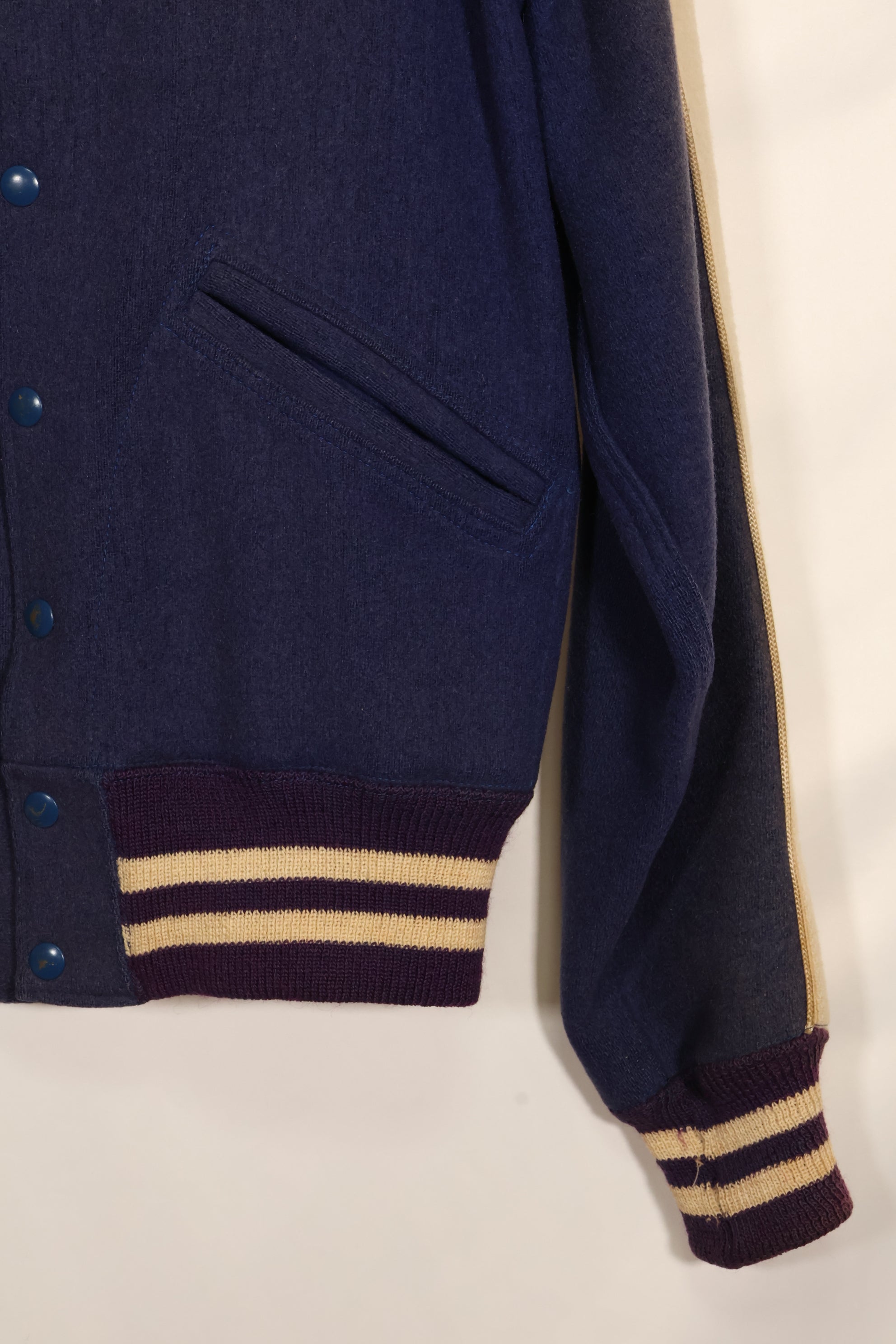 推定1940年代後半〜50年代　米軍パイロット私物　スタジアムジャケット　Erding空軍基地　中古品