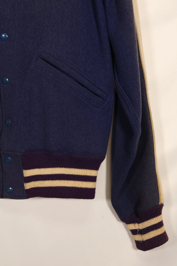 推定1940年代後半〜50年代　米軍パイロット私物　スタジアムジャケット　Erding空軍基地　中古品