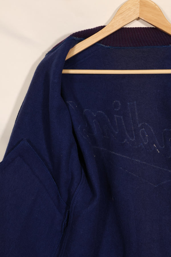 推定1940年代後半〜50年代　米軍パイロット私物　スタジアムジャケット　Erding空軍基地　中古品