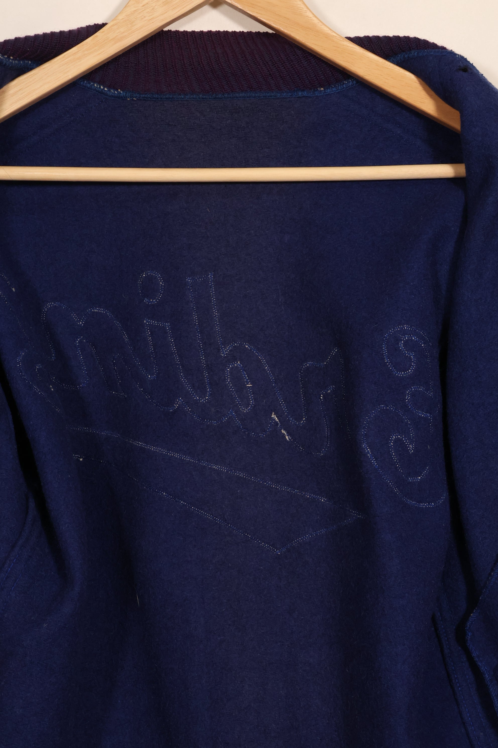 推定1940年代後半〜50年代　米軍パイロット私物　スタジアムジャケット　Erding空軍基地　中古品