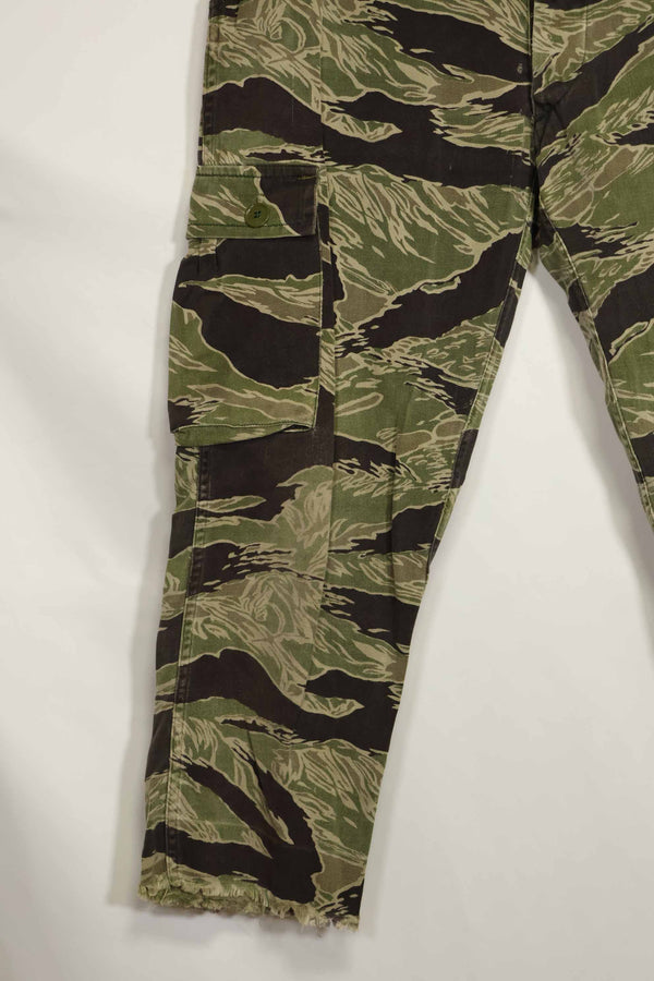 1960年代　沖縄タイガー　タイガーストライプ　パンツ　USカット　大きめパンツ　中古品