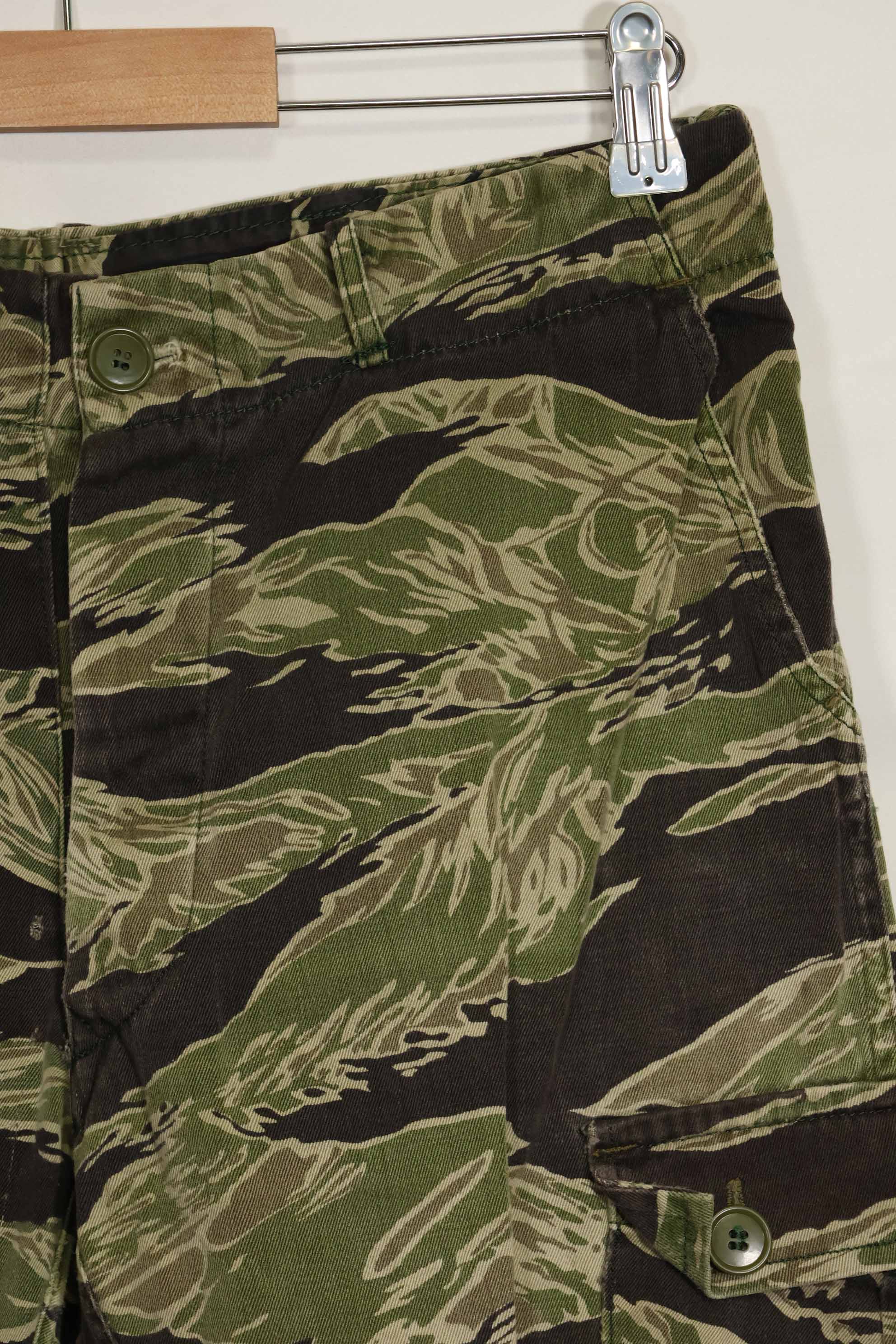 1960年代　沖縄タイガー　タイガーストライプ　パンツ　USカット　大きめパンツ　中古品