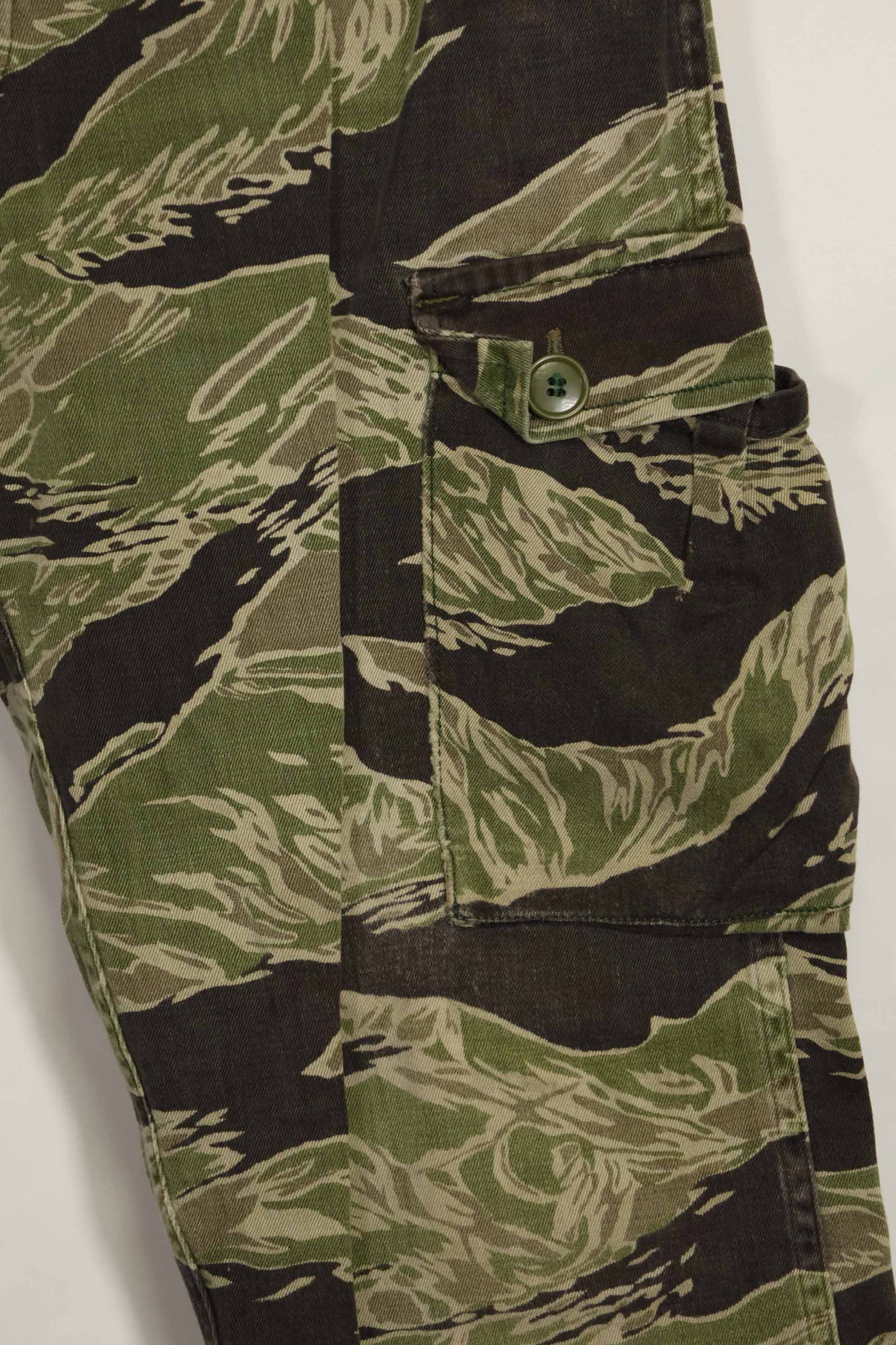 1960年代　沖縄タイガー　タイガーストライプ　パンツ　USカット　大きめパンツ　中古品