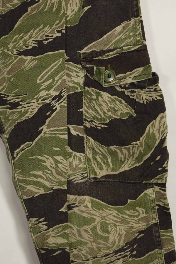 1960年代　沖縄タイガー　タイガーストライプ　パンツ　USカット　大きめパンツ　中古品