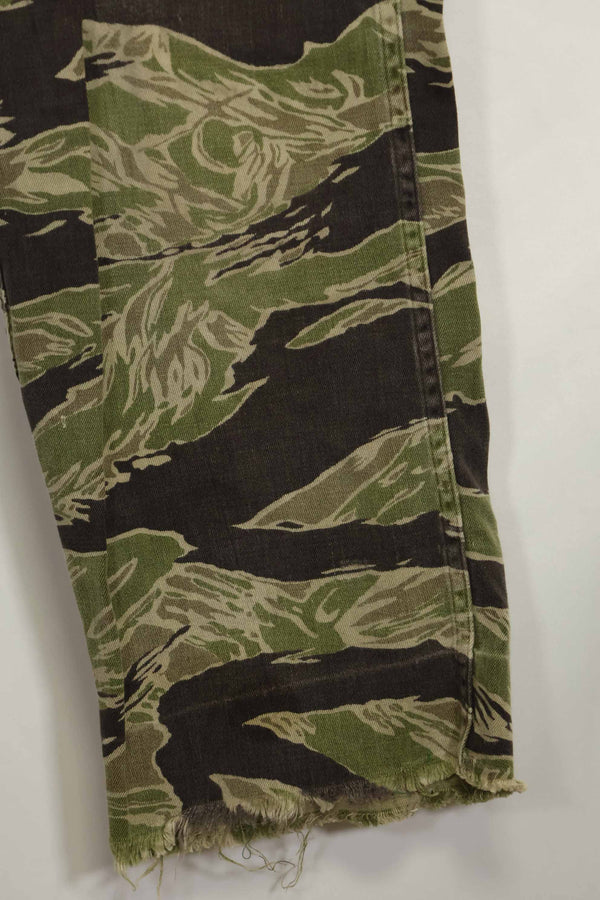 1960年代　沖縄タイガー　タイガーストライプ　パンツ　USカット　大きめパンツ　中古品