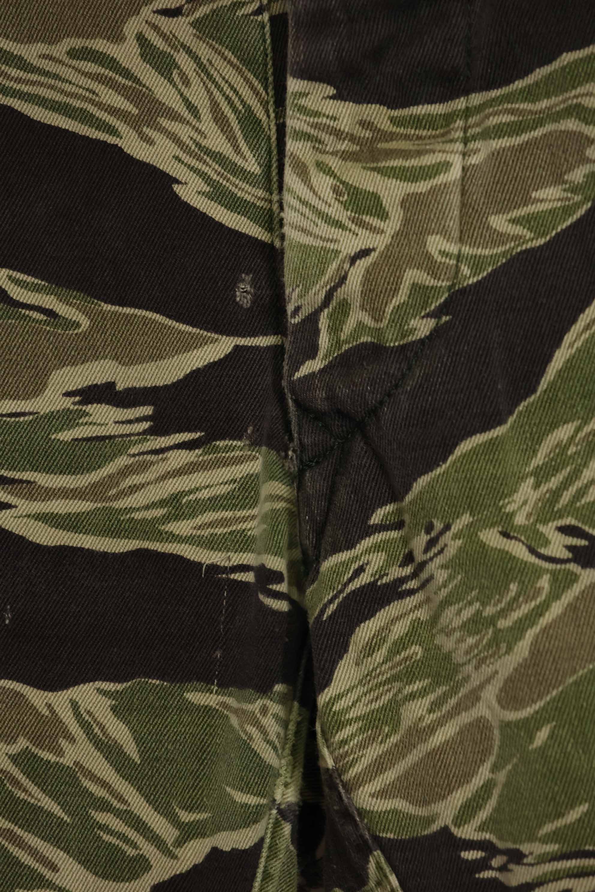 1960年代　沖縄タイガー　タイガーストライプ　パンツ　USカット　大きめパンツ　中古品