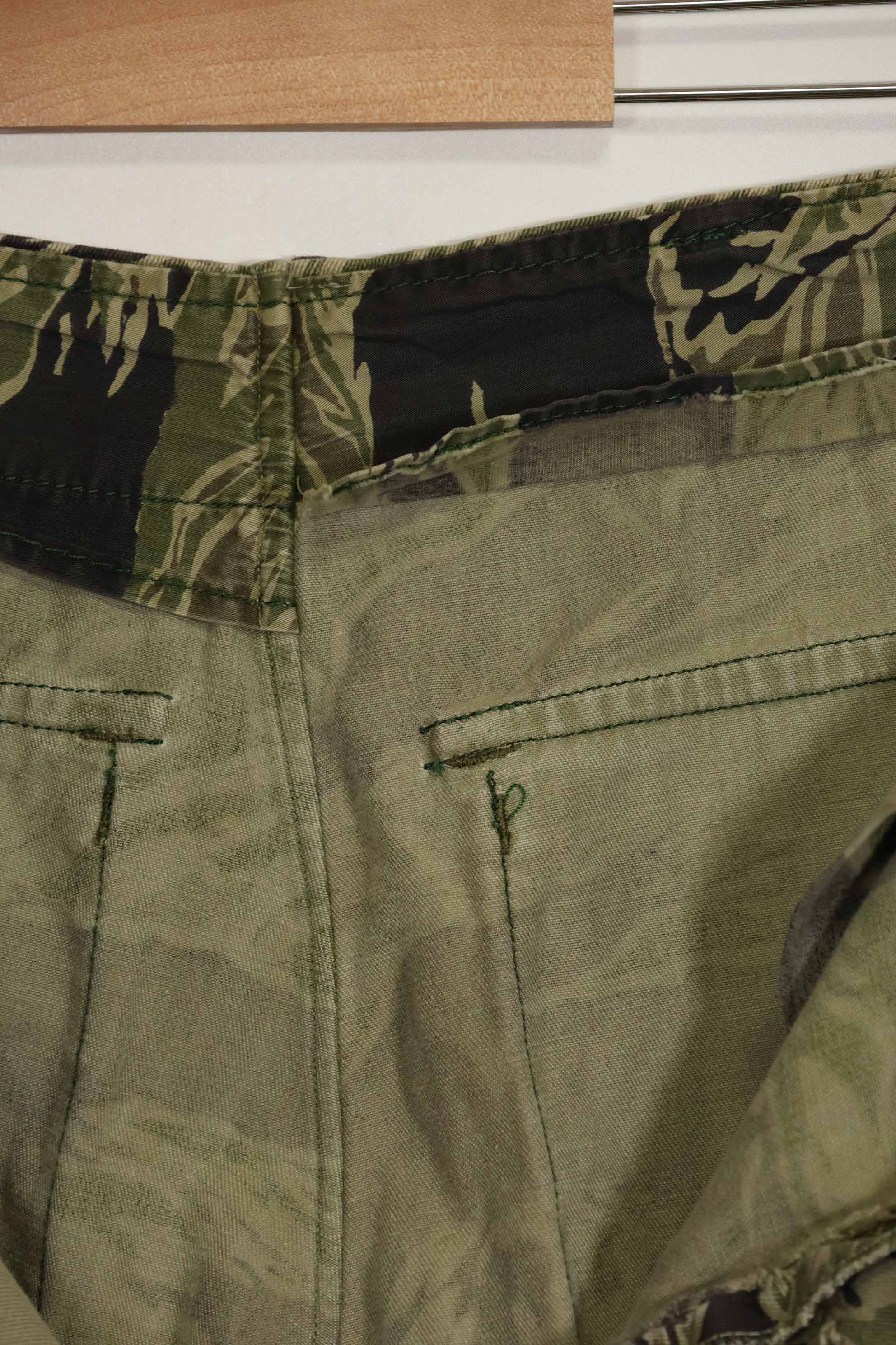 1960年代　沖縄タイガー　タイガーストライプ　パンツ　USカット　大きめパンツ　中古品