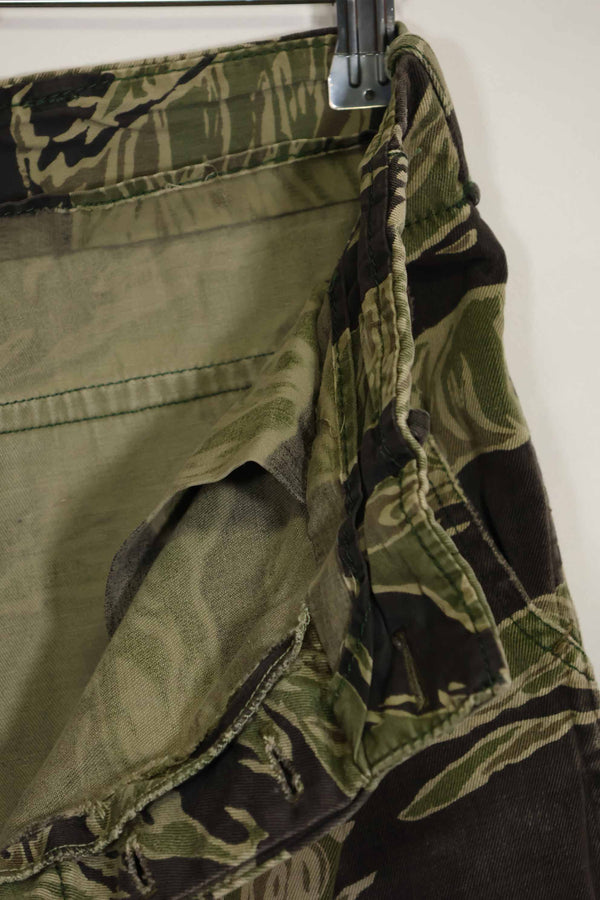 1960年代　沖縄タイガー　タイガーストライプ　パンツ　USカット　大きめパンツ　中古品