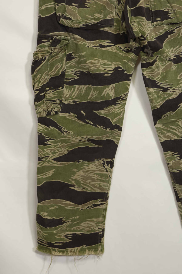 1960年代　沖縄タイガー　タイガーストライプ　パンツ　USカット　大きめパンツ　中古品