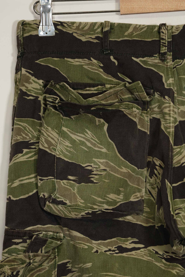 1960年代　沖縄タイガー　タイガーストライプ　パンツ　USカット　大きめパンツ　中古品
