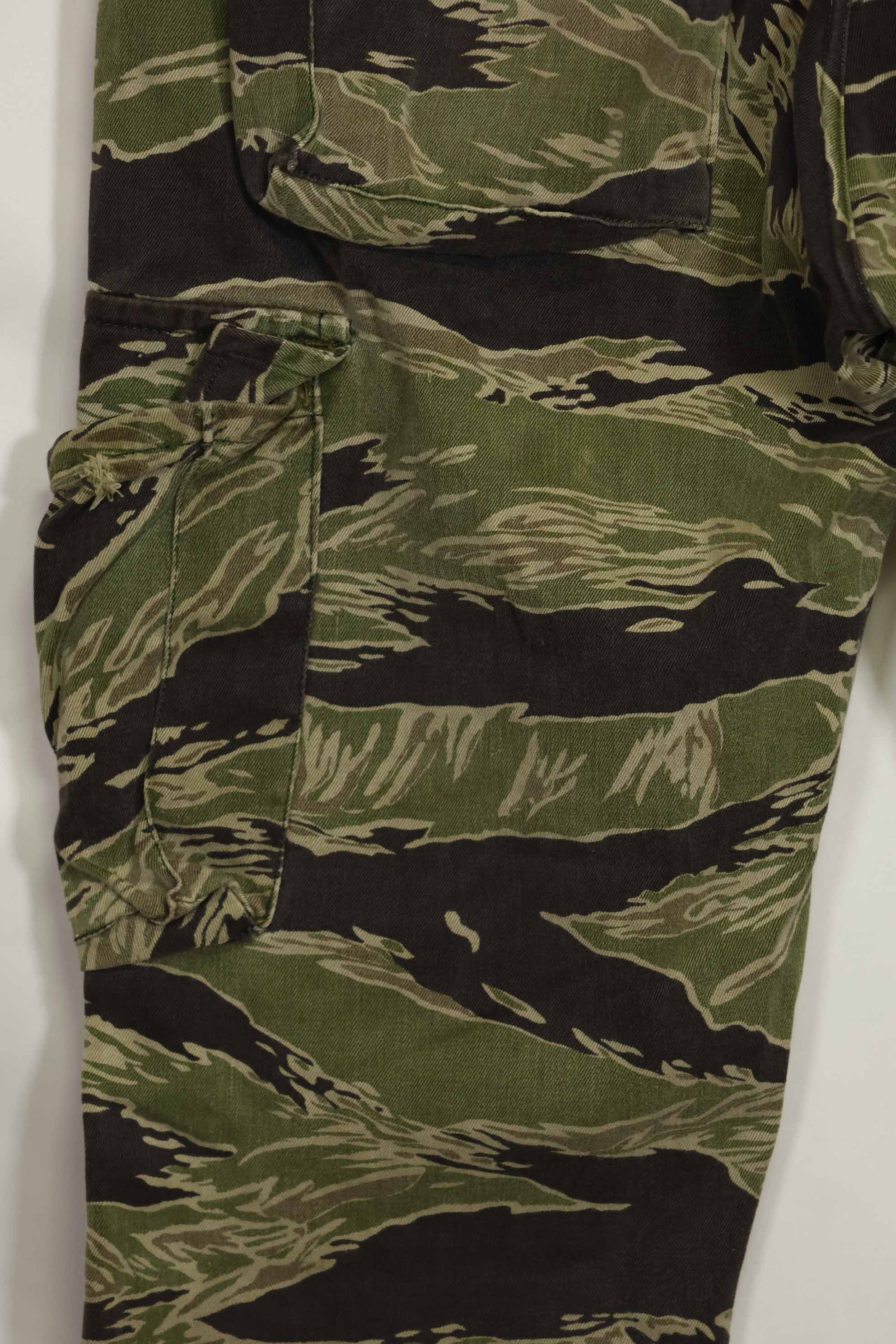 1960年代　沖縄タイガー　タイガーストライプ　パンツ　USカット　大きめパンツ　中古品