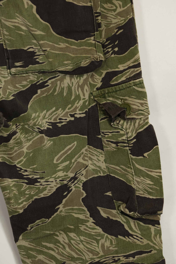 1960年代　沖縄タイガー　タイガーストライプ　パンツ　USカット　大きめパンツ　中古品