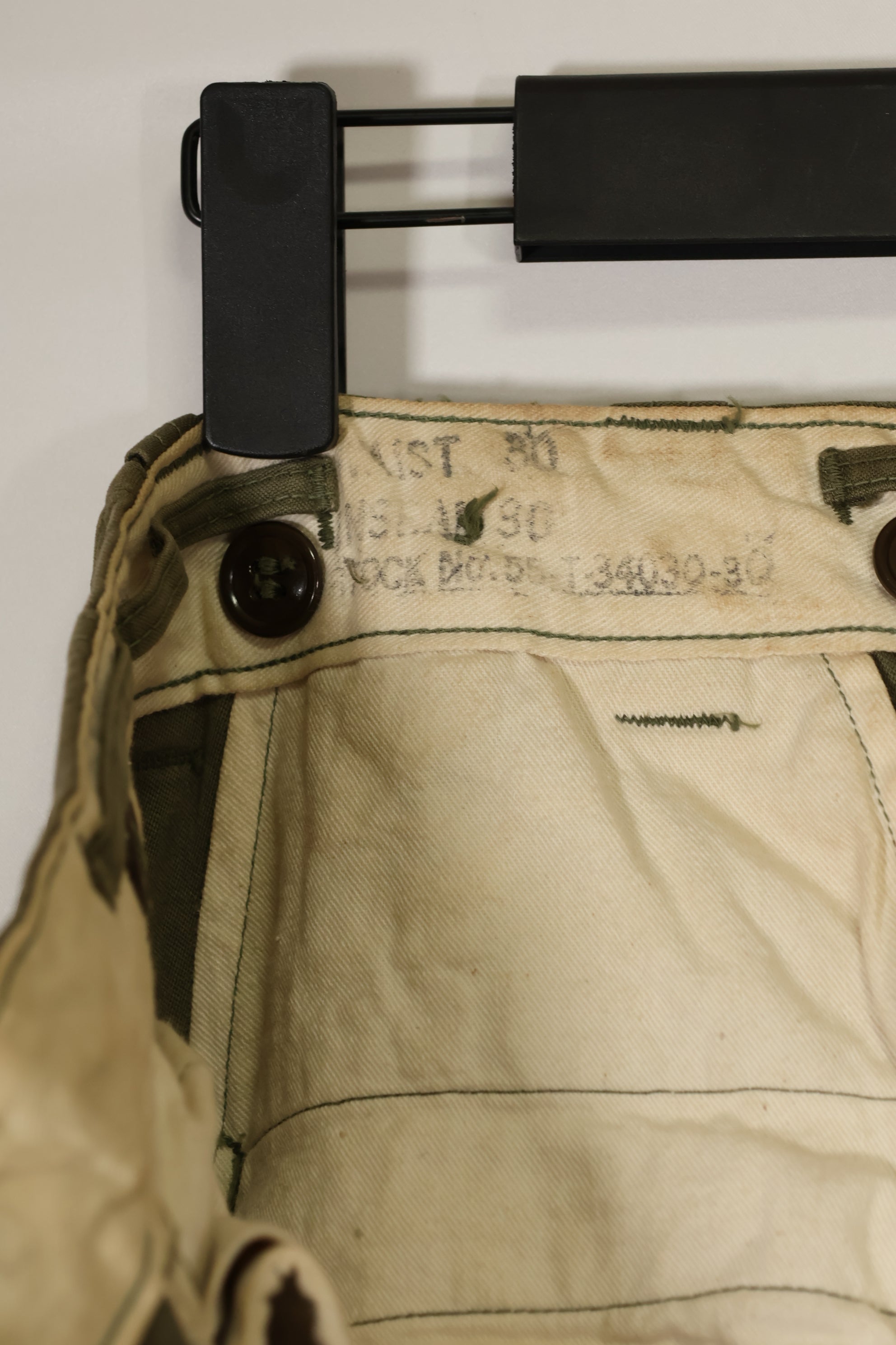 実物　アメリカ陸軍　M45 パンツ　追加ポケット改造品　中古品