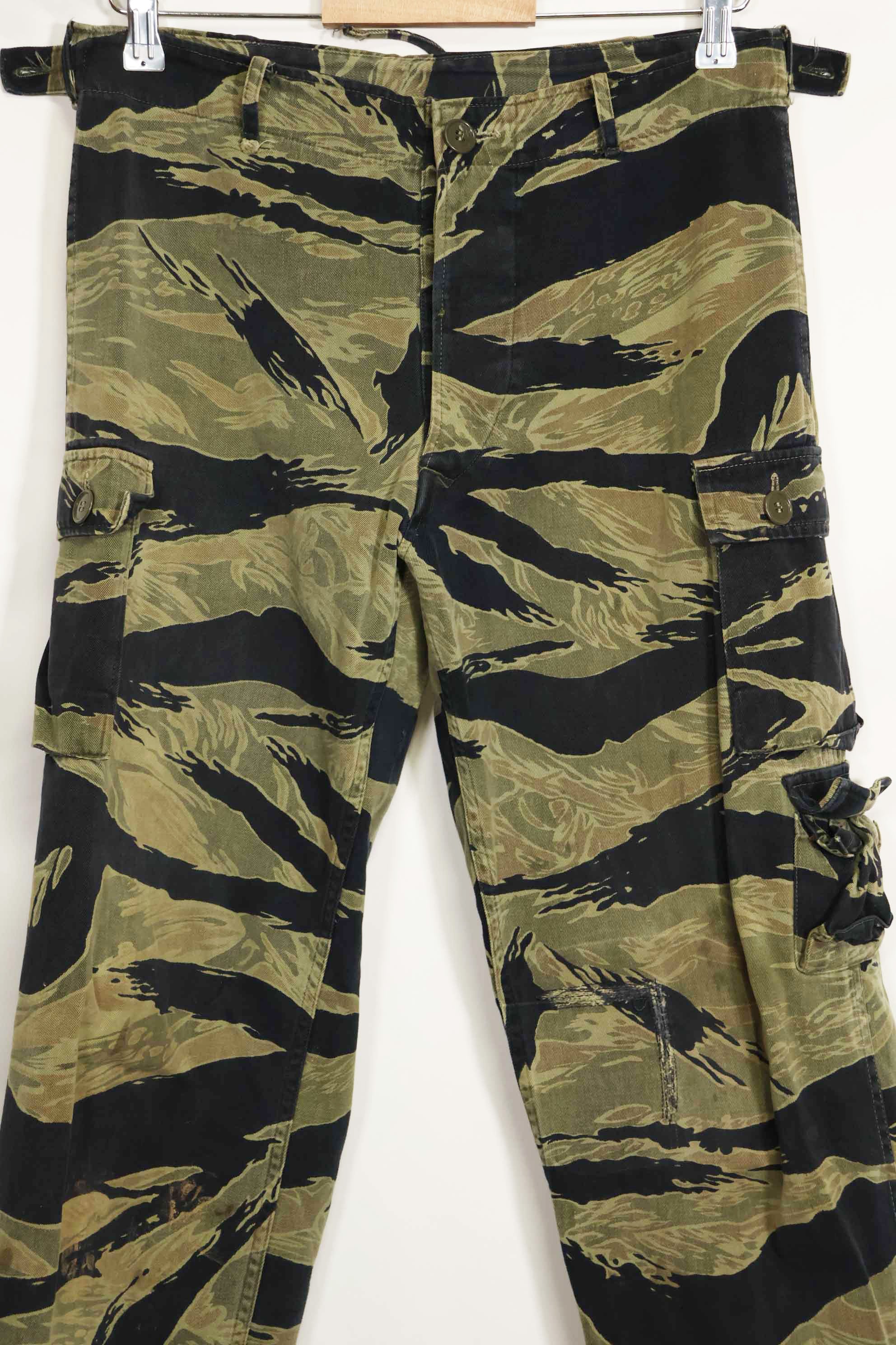 1960年代　ファットタイガー　タイガーストライプ　パンツ　Asian カット　中古品