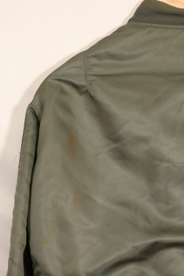 1970年契約　Medium アメリカ空軍 USAF　L2-B フライトジャケット　中古品  ALPHA INDUSTRIES社製