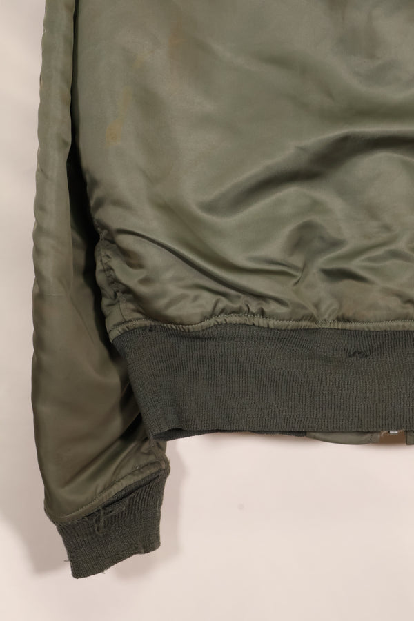 1970年契約　Medium アメリカ空軍 USAF　L2-B フライトジャケット　中古品  ALPHA INDUSTRIES社製