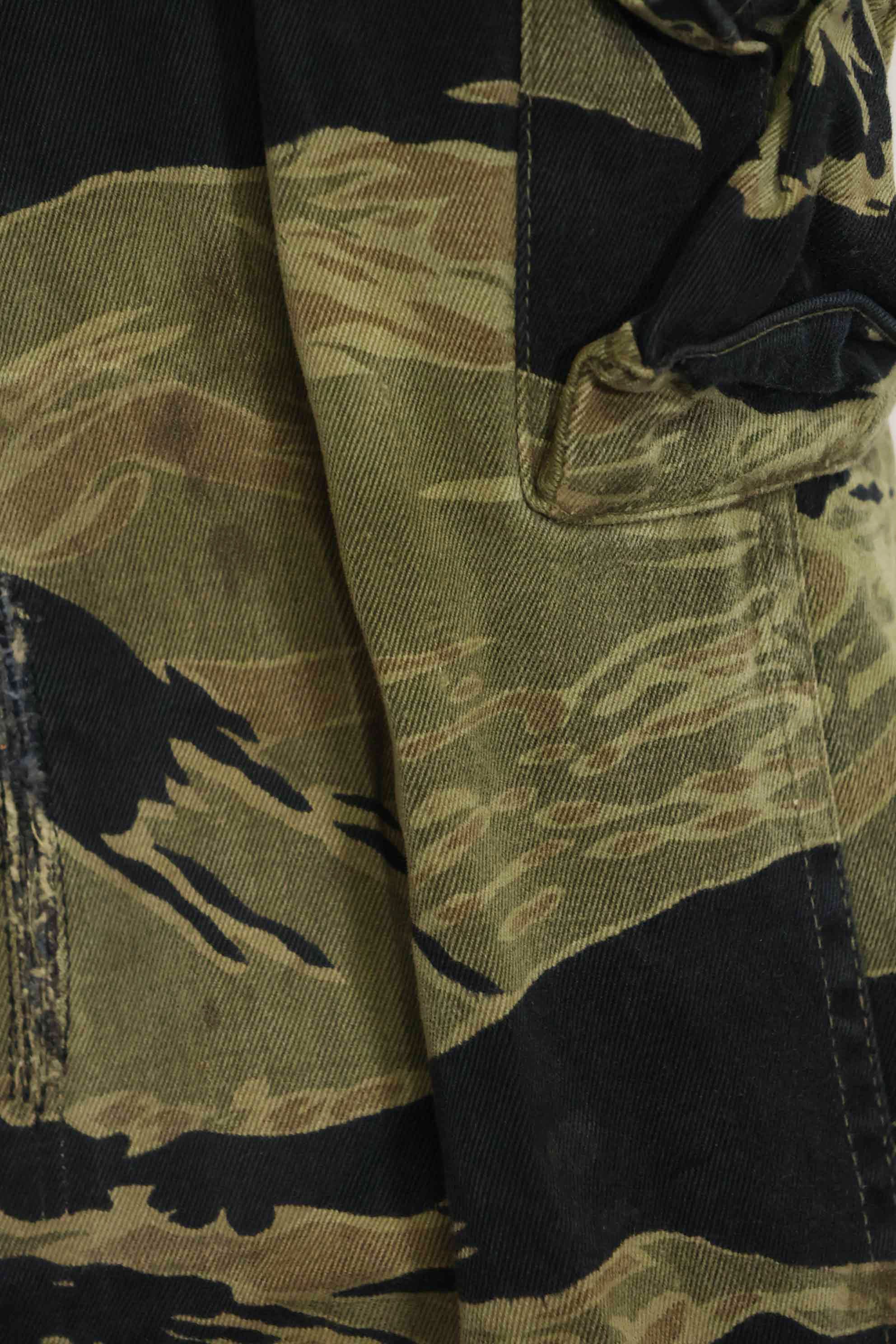 1960年代　ファットタイガー　タイガーストライプ　パンツ　Asian カット　中古品