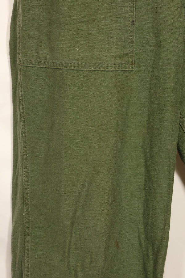 1960年代　TYPE 1 推定 MEDIUM　アメリカ軍　OG-107 ユーティリティパンツ　ベイカーパンツ　中古品　A