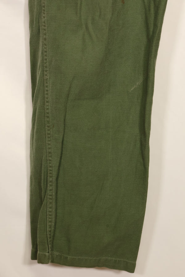 1960年代　TYPE 1 推定 MEDIUM　アメリカ軍　OG-107 ユーティリティパンツ　ベイカーパンツ　中古品　A