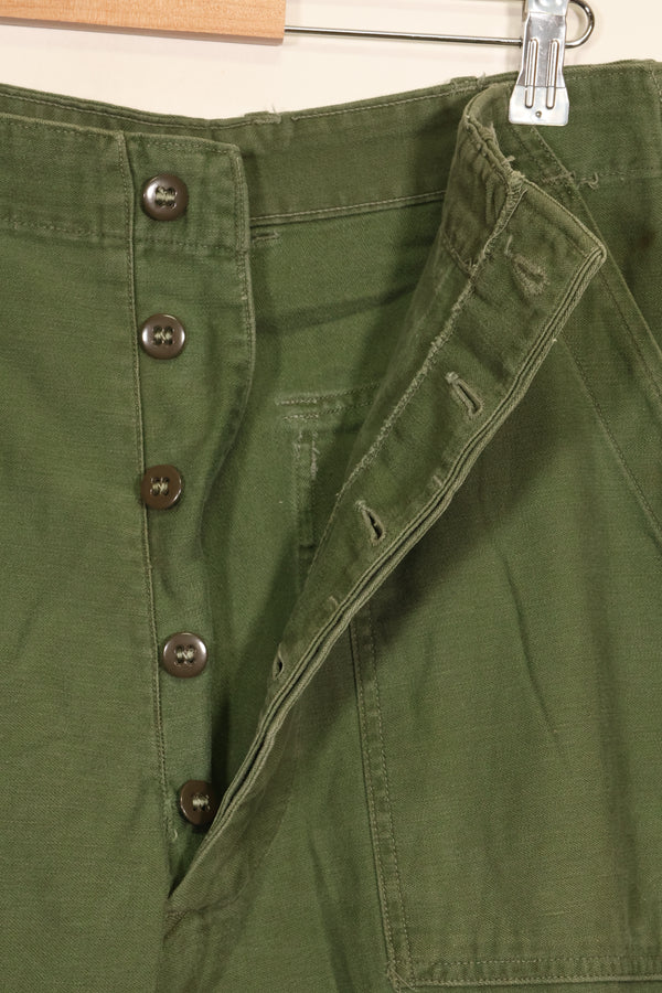 1960年代　TYPE 1 推定 MEDIUM　アメリカ軍　OG-107 ユーティリティパンツ　ベイカーパンツ　中古品　A