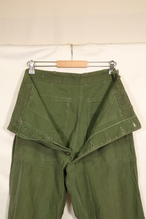 1960年代　TYPE 1 推定 MEDIUM　アメリカ軍　OG-107 ユーティリティパンツ　ベイカーパンツ　中古品　A
