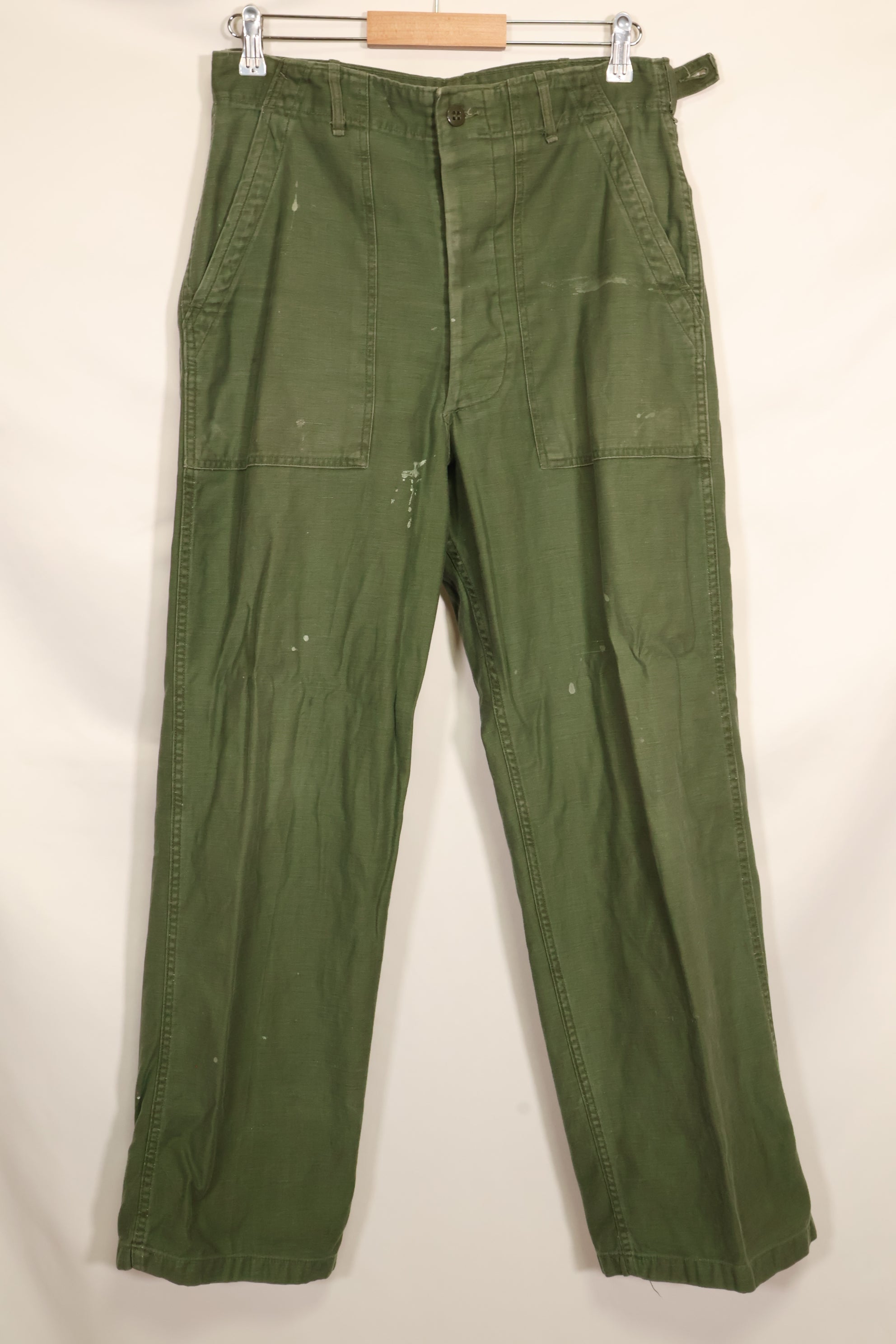 1960年代　TYPE 1　MEDIUM アメリカ軍　OG-107 ユーティリティパンツ　ベイカーパンツ　中古品　B