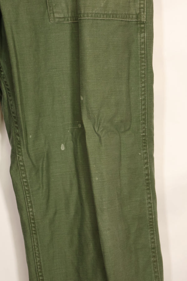 1960年代　TYPE 1　MEDIUM アメリカ軍　OG-107 ユーティリティパンツ　ベイカーパンツ　中古品　B