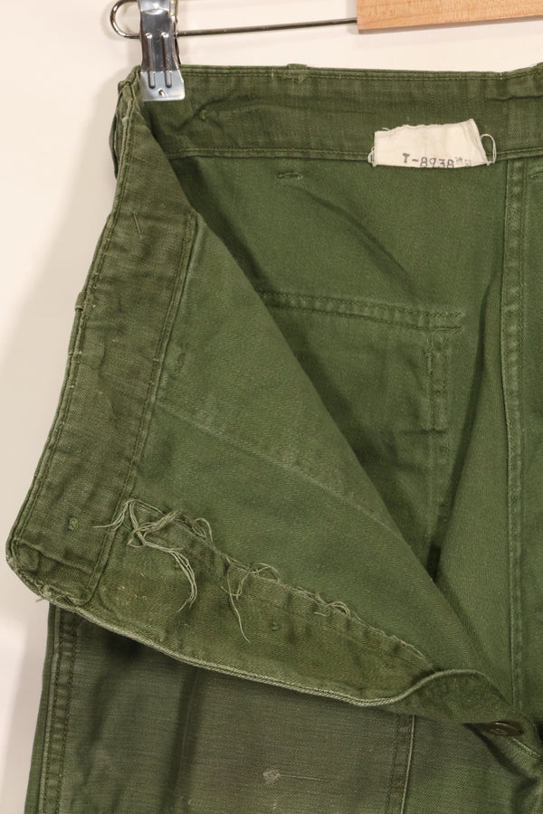 1960年代　TYPE 1　MEDIUM アメリカ軍　OG-107 ユーティリティパンツ　ベイカーパンツ　中古品　B