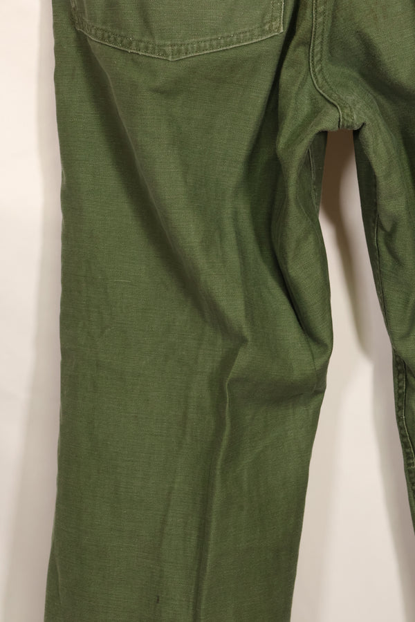 1960年代　TYPE 1　MEDIUM アメリカ軍　OG-107 ユーティリティパンツ　ベイカーパンツ　中古品　B