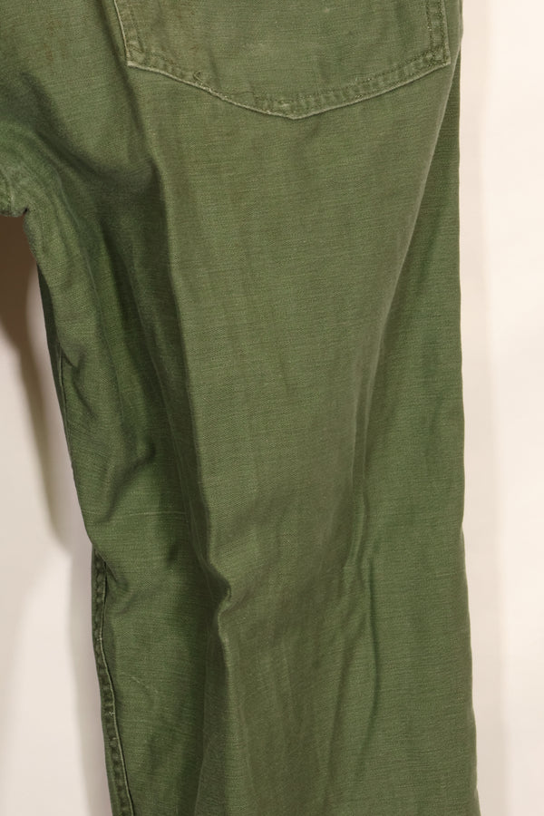 1960年代　TYPE 1　MEDIUM アメリカ軍　OG-107 ユーティリティパンツ　ベイカーパンツ　中古品　B
